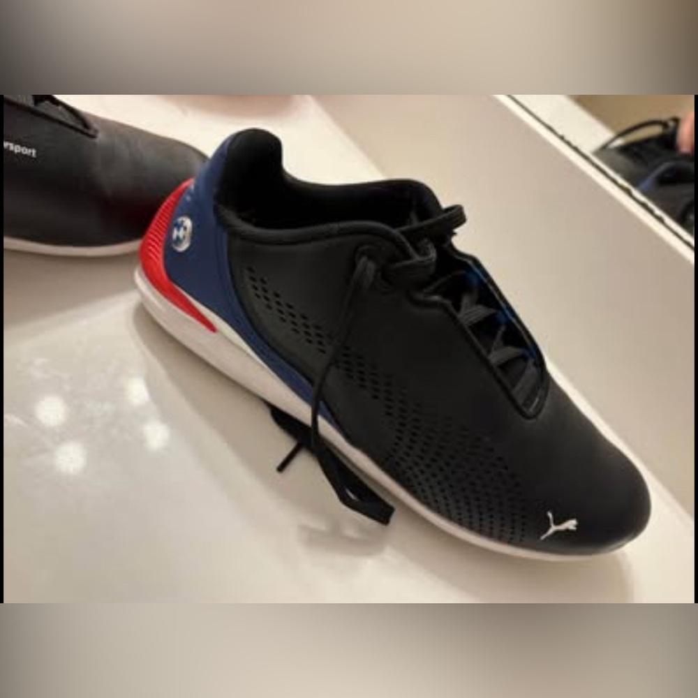Puma kids Black and Red Sneakers